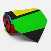 gekleurde trappen stropdas (Opgerold)