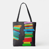 gekleurde trappen tote bag (Achterkant)