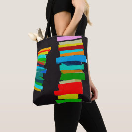 gekleurde trappen tote bag