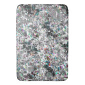 Gekleurde uitziende vierkante dvd-uitknipsels, ruw badmat (Voorkant Verticaal)