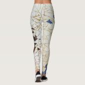 Gekleurde verf leggings (Achterkant)