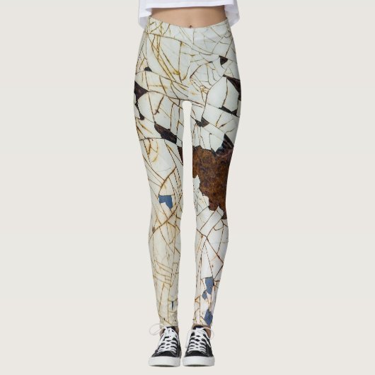 Gekleurde verf leggings (Voorkant)
