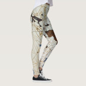 Gekleurde verf leggings (Rechts)