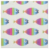 Gekleurde vis met stripper Aquarium Ocean Life Stof (Swatch)