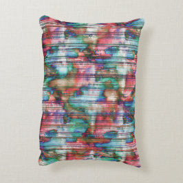 gekleurde vlekken met gedraaide strepen, virtuele  accent kussen