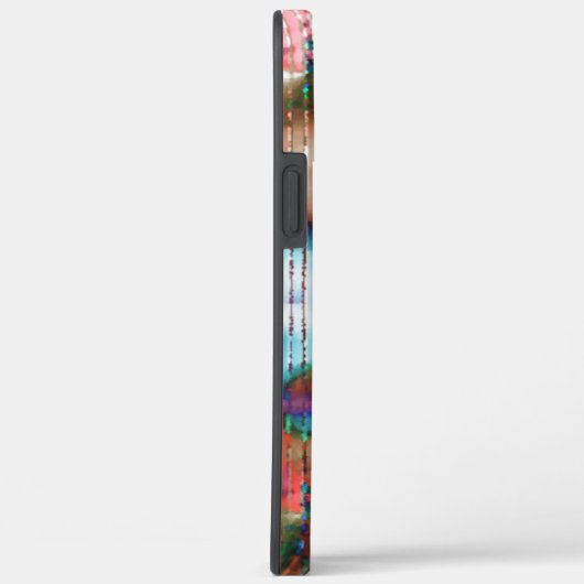 gekleurde vlekken met gedraaide strepen, virtuele Case-Mate iPhone case (Achterkant / Rechts)