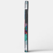 gekleurde vlekken met gedraaide strepen, virtuele Case-Mate iPhone case (Achterkant / Links)