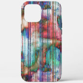 gekleurde vlekken met gedraaide strepen, virtuele Case-Mate iPhone case (Achterkant)