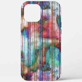 gekleurde vlekken met gedraaide strepen, virtuele  Case-Mate iPhone case