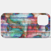 gekleurde vlekken met gedraaide strepen, virtuele Case-Mate iPhone case (Achterkant (horizontaal))