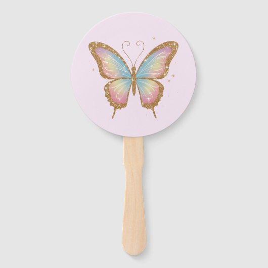 GEKLEURDE VLEUGELS HANDWAAIER (Achterkant)