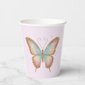 GEKLEURDE VLEUGELS PAPIEREN BEKERS (Achterkant)