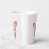 GEKLEURDE VLEUGELS PAPIEREN BEKERS (Rechts)