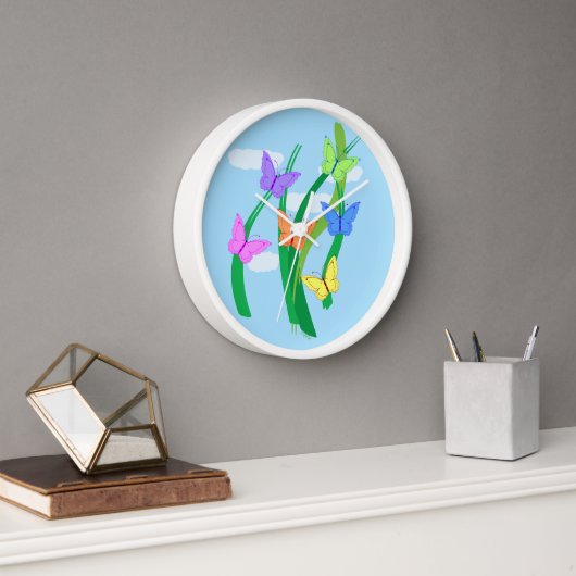 gekleurde vlinders en Sky (Kantoor)