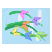 gekleurde vlinders en Sky Tafelkleed (Voorkant (Horizontaal))