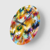 gekleurde vlinders ronde klok (Hoek)