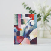 Gekleurde vormen 1914 August Macke Briefkaart (Staand voorkant)