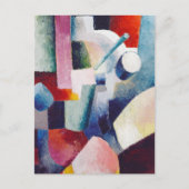Gekleurde vormen 1914 August Macke Briefkaart (Voorkant)
