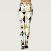 Gekleurde vormen, geometrisch abstract patroon leggings (Achterkant)