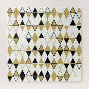 Gekleurde vormen, geometrisch abstract patroon legpuzzel