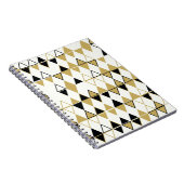 Gekleurde vormen, geometrisch abstract patroon notitieboek (Rechterzijde)