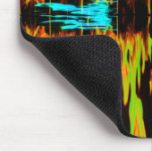 gekleurde vuurmousepad muismat (Hoek)