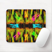 gekleurde vuurmousepad muismat (Met muis)