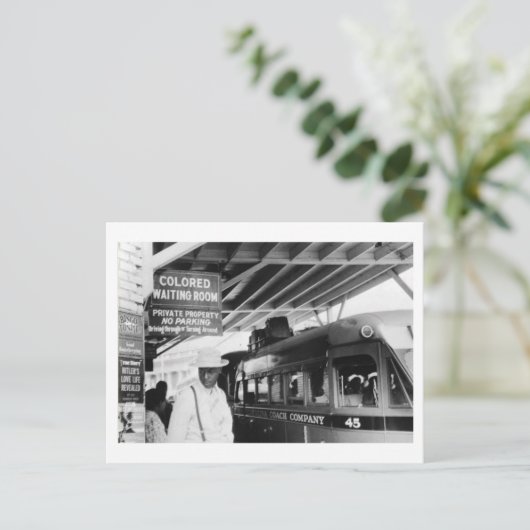 Gekleurde wachtkamer  briefkaart (Staand voorkant)