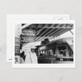 Gekleurde wachtkamer  briefkaart (Voorkant / Achterkant)