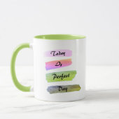 Gekleurde Waterverf Borstels Koffie Mok (Links)