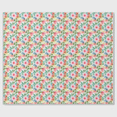  gekleurde Waterverf Floral Pattern Gift Cadeaupapier (Vlak)