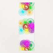 Gekleurde wervelingen yogamat (Voorkant)