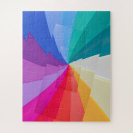 gekleurde wervels op Puzzel