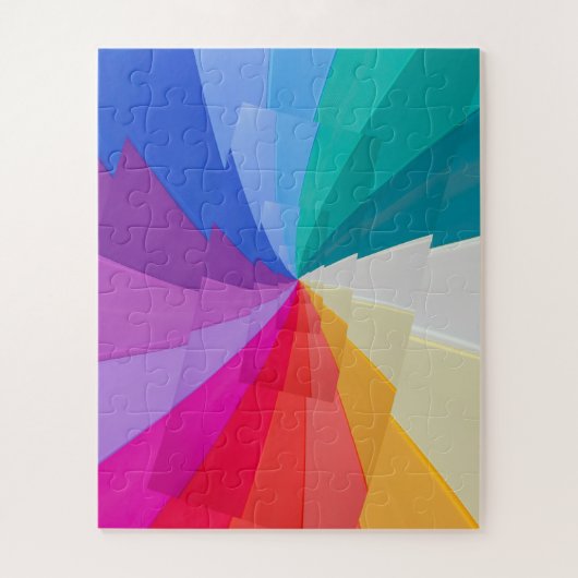 gekleurde wervels op Puzzel (Verticaal)