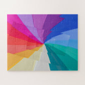 gekleurde wervels op Puzzel (Horizontaal)