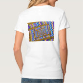 gekleurde wervelwind op T-shirt (Achterkant)