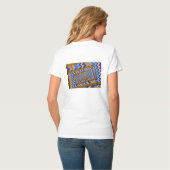 gekleurde wervelwind op T-shirt (Achterkant volledig)