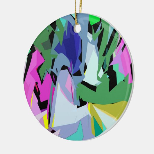 gekleurde wind keramisch ornament (Links)