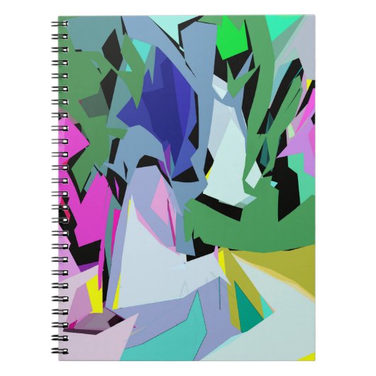 gekleurde wind notitieboek (Voorkant)