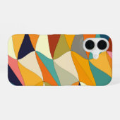 gekleurde wirwar iPhone 16 hoesje (Achterkant horizontaal)
