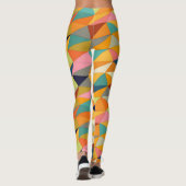 gekleurde wirwar... leggings (Achterkant)