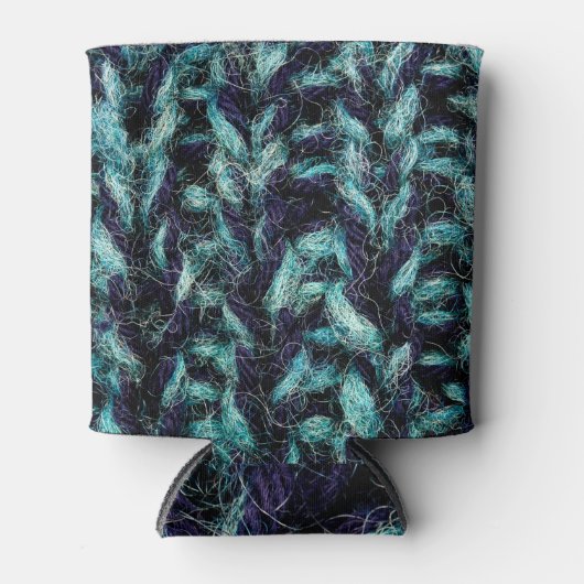 gekleurde wol blikjeskoeler (Voorkant)