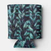 gekleurde wol blikjeskoeler (Achterkant)