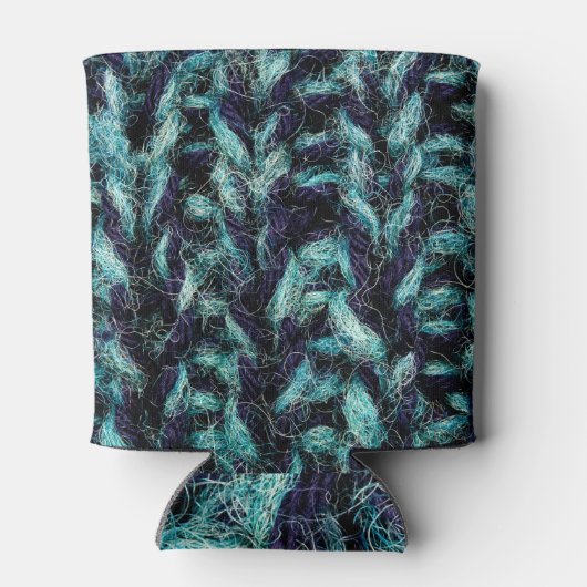 gekleurde wol blikjeskoeler (Achterkant)