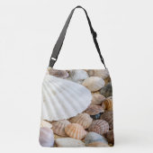 Gekleurde zeeschelpen  crossbody tas (Achterkant)