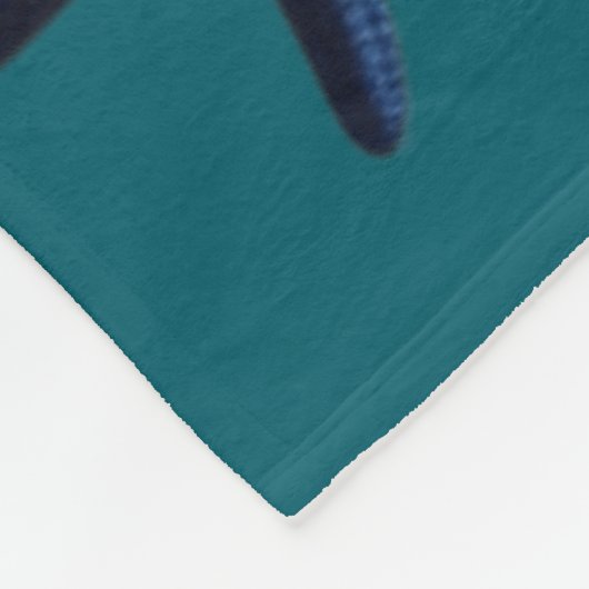 Gekleurde zeester fleece deken (Hoek)