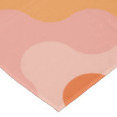 gekleurde ziggen (roze en oranje) tafelkleed (Gekanteld)