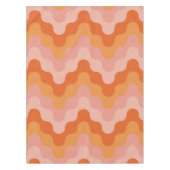 gekleurde ziggen (roze en oranje) tafelkleed (Voorkant)