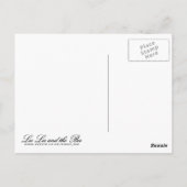 Geklonken hart, aanpasbaar briefkaart (Achterkant)