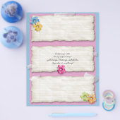  geklonken papier hibiscus flyer (Enkel)